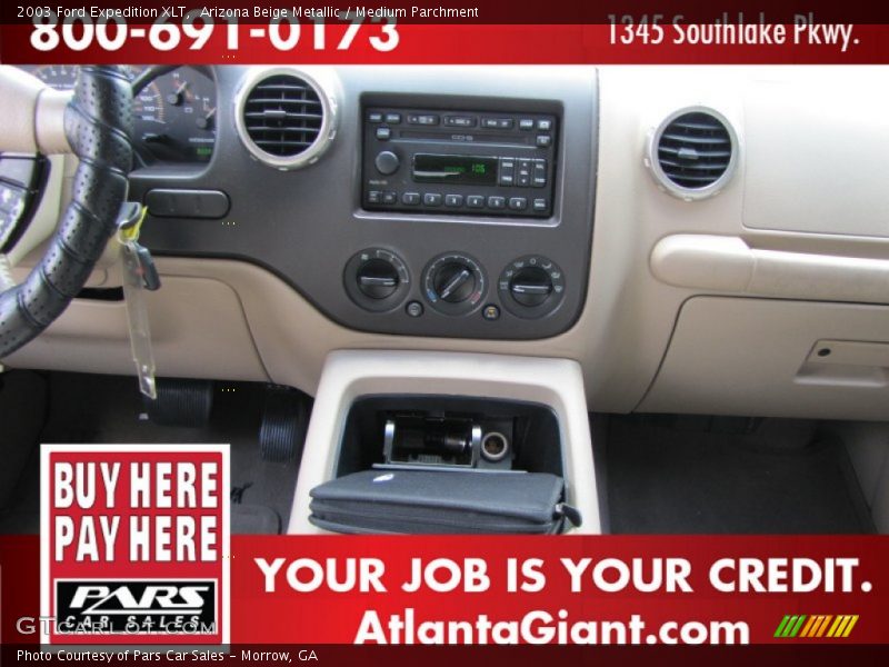 Arizona Beige Metallic / Medium Parchment 2003 Ford Expedition XLT
