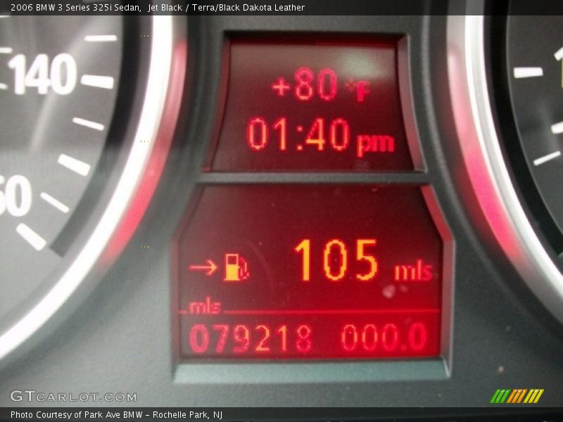 Jet Black / Terra/Black Dakota Leather 2006 BMW 3 Series 325i Sedan