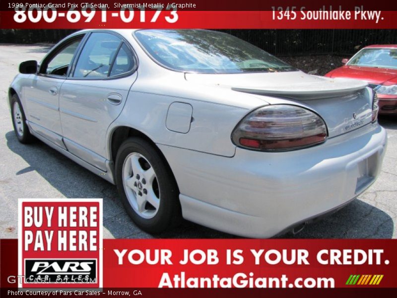 Silvermist Metallic / Graphite 1999 Pontiac Grand Prix GT Sedan