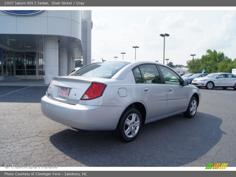 Silver Nickel / Gray 2007 Saturn ION 2 Sedan