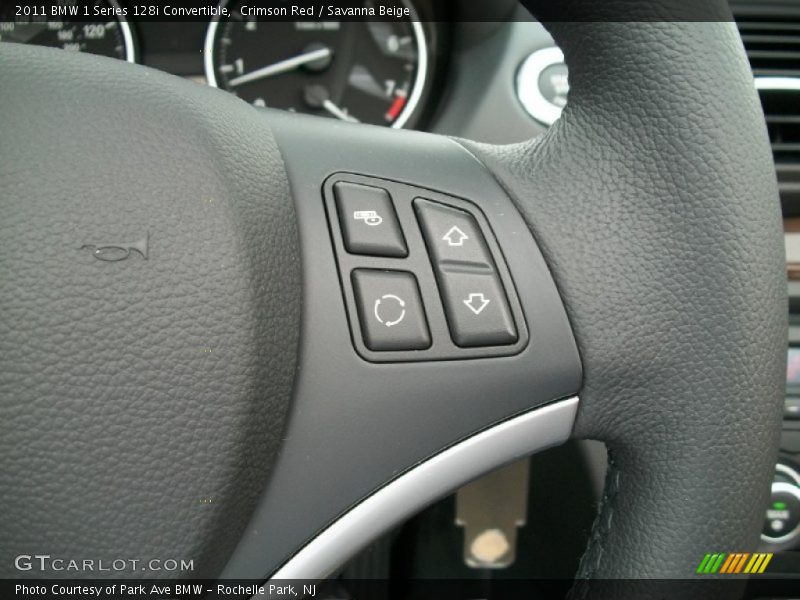 Controls of 2011 1 Series 128i Convertible