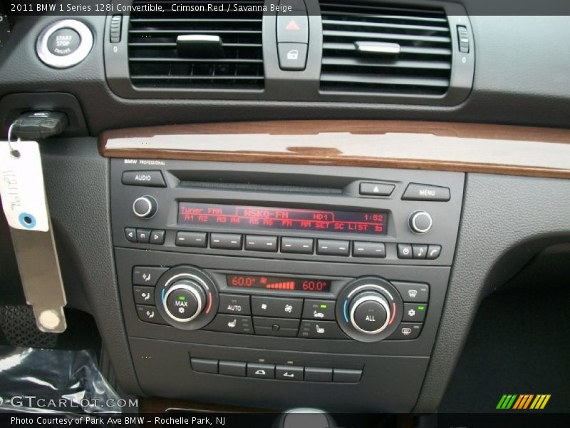 Controls of 2011 1 Series 128i Convertible