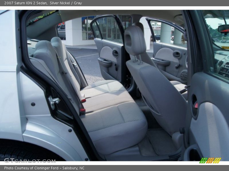  2007 ION 2 Sedan Gray Interior