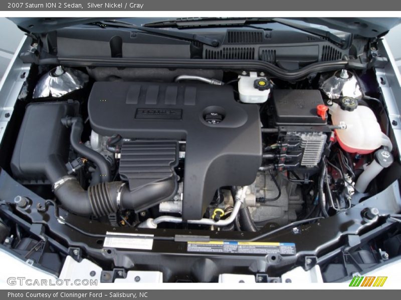  2007 ION 2 Sedan Engine - 2.2 Liter DOHC 16-Valve 4 Cylinder