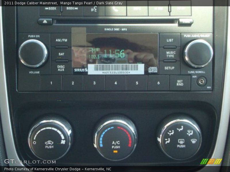 Mango Tango Pearl / Dark Slate Gray 2011 Dodge Caliber Mainstreet