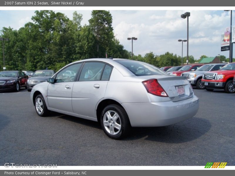 Silver Nickel / Gray 2007 Saturn ION 2 Sedan