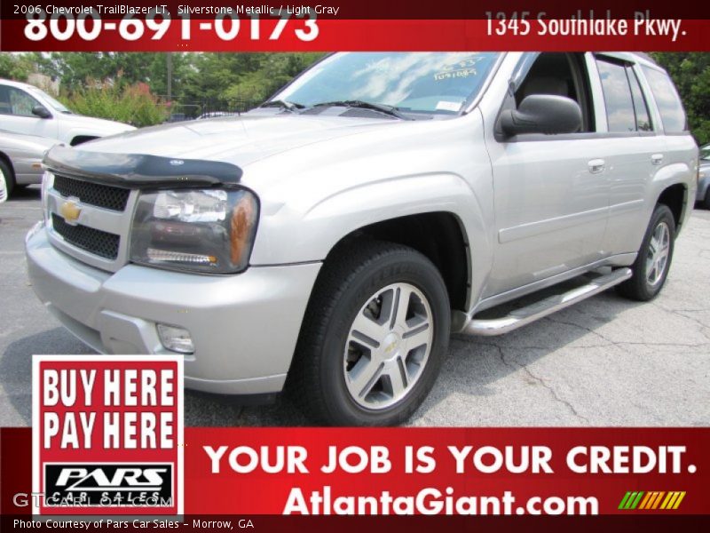 Silverstone Metallic / Light Gray 2006 Chevrolet TrailBlazer LT
