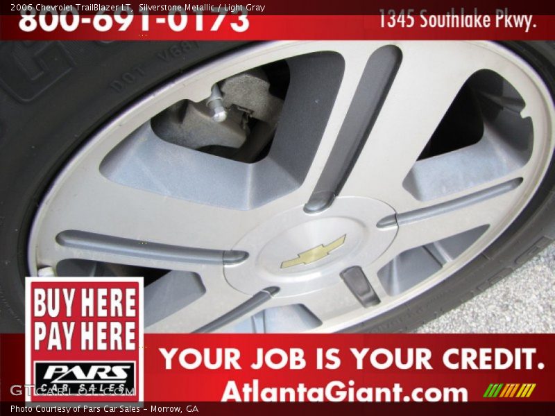 Silverstone Metallic / Light Gray 2006 Chevrolet TrailBlazer LT