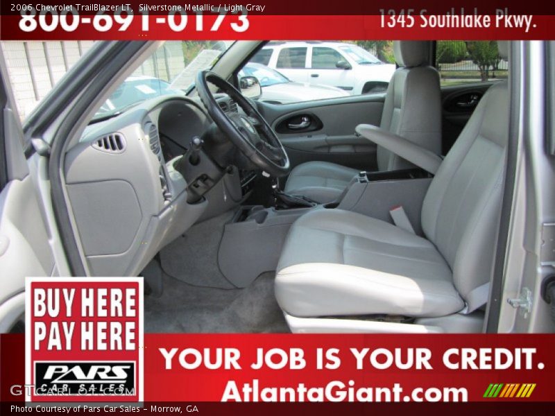 Silverstone Metallic / Light Gray 2006 Chevrolet TrailBlazer LT