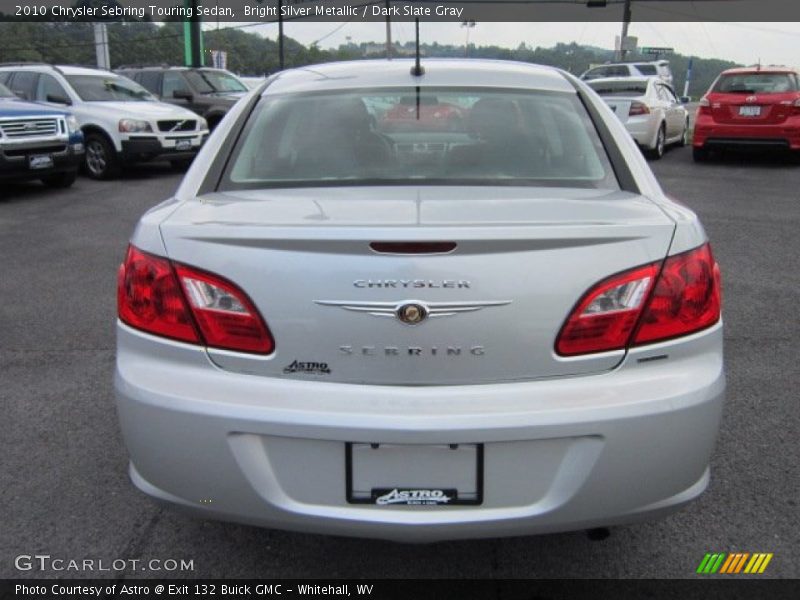 Bright Silver Metallic / Dark Slate Gray 2010 Chrysler Sebring Touring Sedan