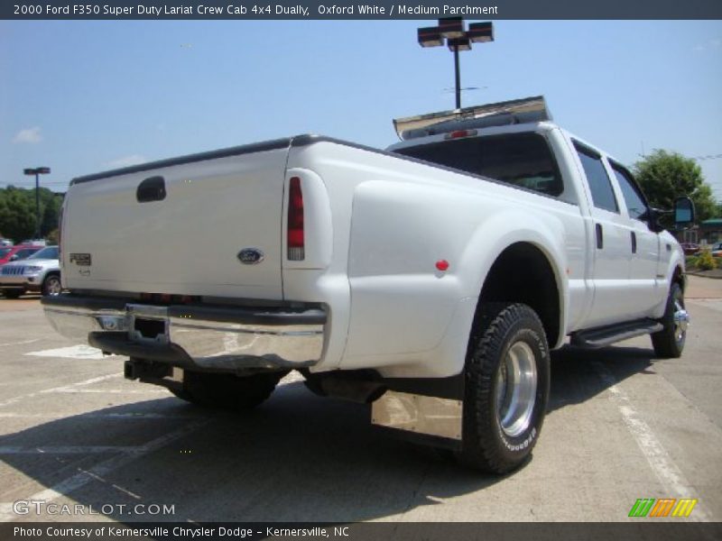 Oxford White / Medium Parchment 2000 Ford F350 Super Duty Lariat Crew Cab 4x4 Dually