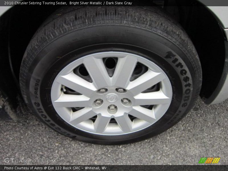 Bright Silver Metallic / Dark Slate Gray 2010 Chrysler Sebring Touring Sedan