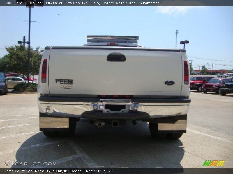 Oxford White / Medium Parchment 2000 Ford F350 Super Duty Lariat Crew Cab 4x4 Dually