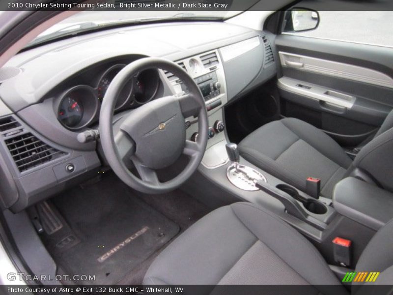 Bright Silver Metallic / Dark Slate Gray 2010 Chrysler Sebring Touring Sedan