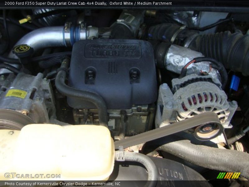 Oxford White / Medium Parchment 2000 Ford F350 Super Duty Lariat Crew Cab 4x4 Dually