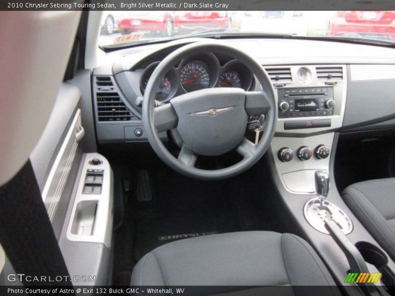 Bright Silver Metallic / Dark Slate Gray 2010 Chrysler Sebring Touring Sedan