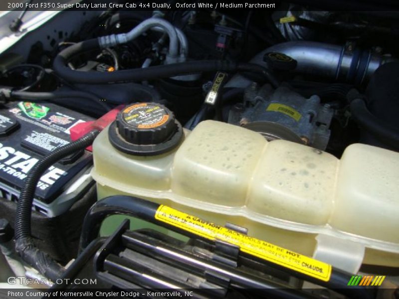 Oxford White / Medium Parchment 2000 Ford F350 Super Duty Lariat Crew Cab 4x4 Dually