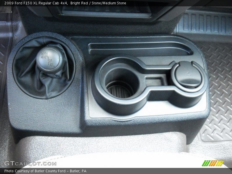 Bright Red / Stone/Medium Stone 2009 Ford F150 XL Regular Cab 4x4
