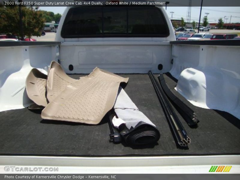 Oxford White / Medium Parchment 2000 Ford F350 Super Duty Lariat Crew Cab 4x4 Dually