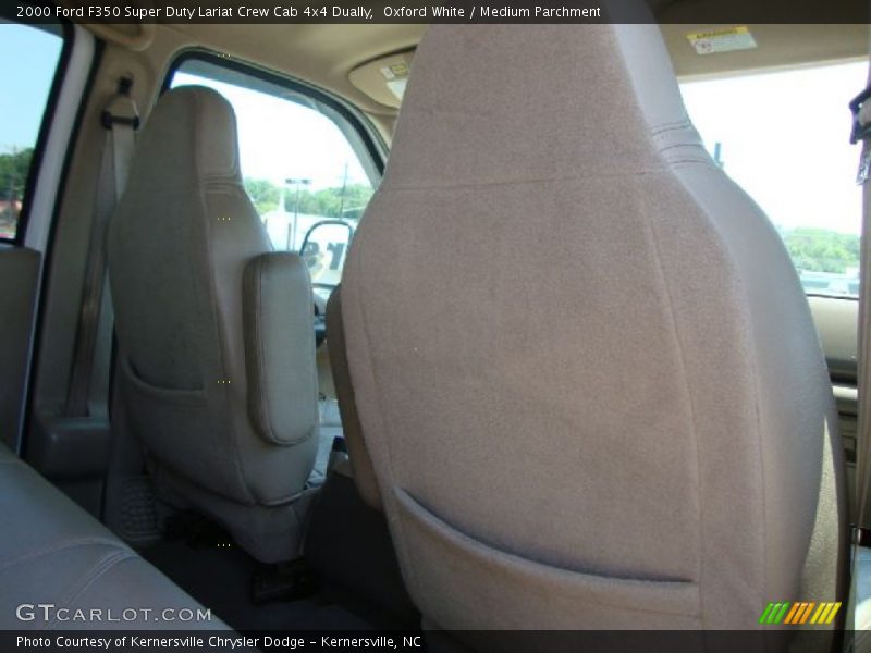 Oxford White / Medium Parchment 2000 Ford F350 Super Duty Lariat Crew Cab 4x4 Dually