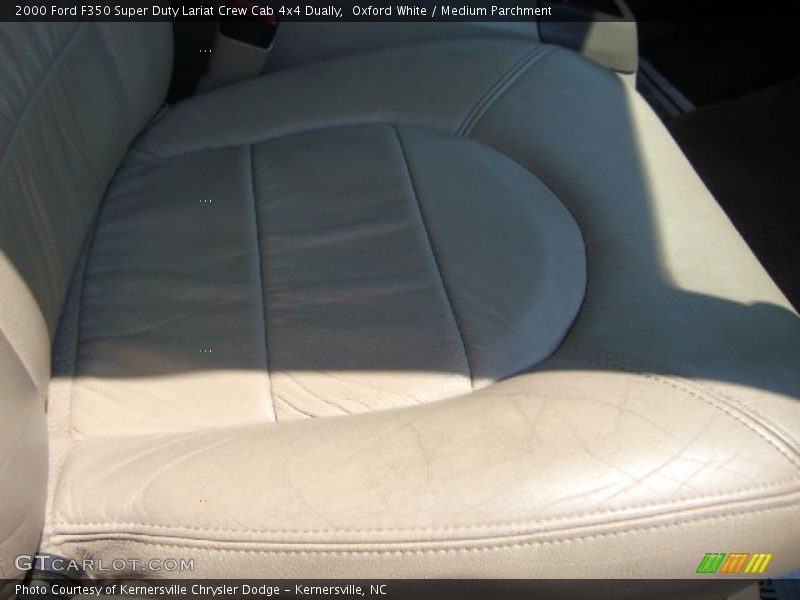 Oxford White / Medium Parchment 2000 Ford F350 Super Duty Lariat Crew Cab 4x4 Dually