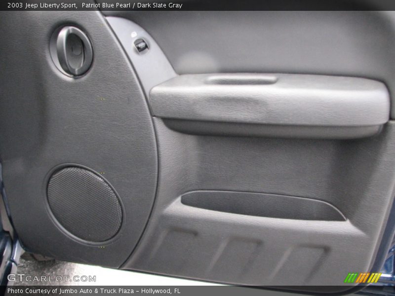 Patriot Blue Pearl / Dark Slate Gray 2003 Jeep Liberty Sport