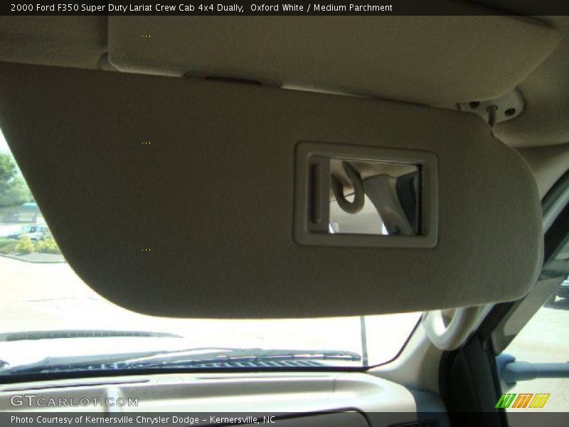 Oxford White / Medium Parchment 2000 Ford F350 Super Duty Lariat Crew Cab 4x4 Dually