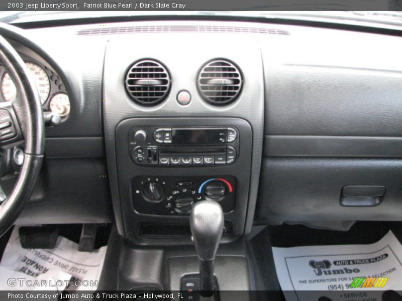 Patriot Blue Pearl / Dark Slate Gray 2003 Jeep Liberty Sport