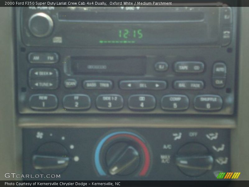 Oxford White / Medium Parchment 2000 Ford F350 Super Duty Lariat Crew Cab 4x4 Dually