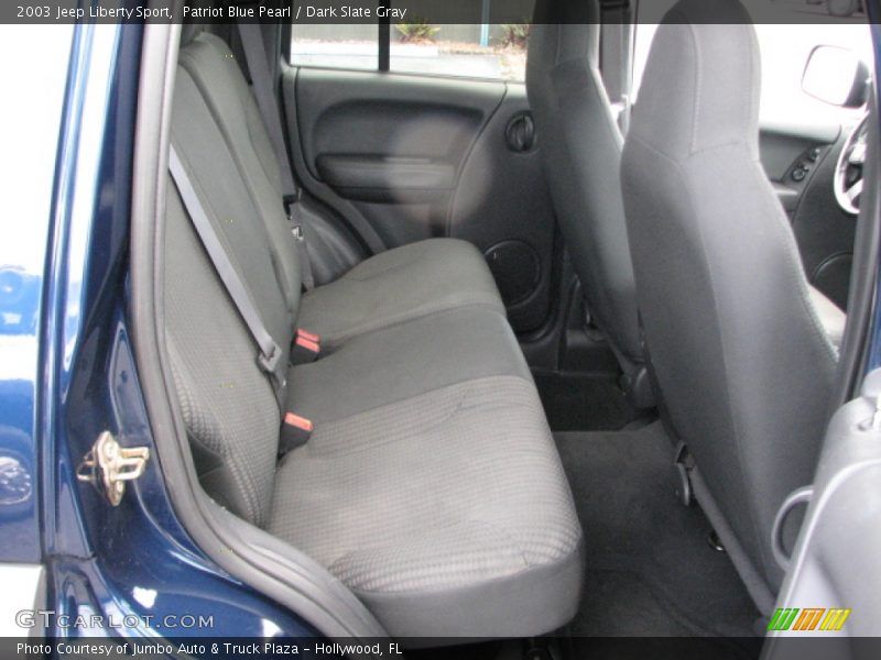 Patriot Blue Pearl / Dark Slate Gray 2003 Jeep Liberty Sport