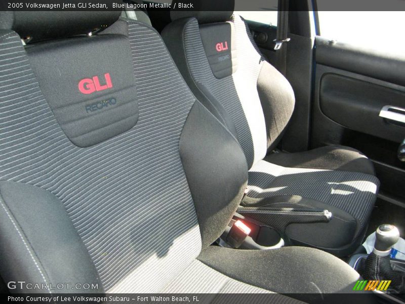 Blue Lagoon Metallic / Black 2005 Volkswagen Jetta GLI Sedan