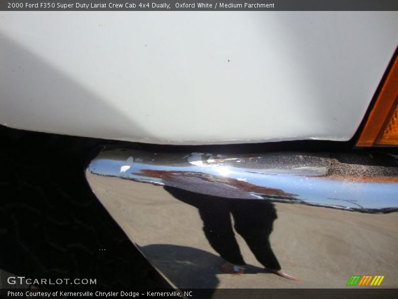 Oxford White / Medium Parchment 2000 Ford F350 Super Duty Lariat Crew Cab 4x4 Dually