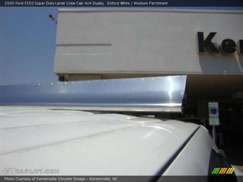 Oxford White / Medium Parchment 2000 Ford F350 Super Duty Lariat Crew Cab 4x4 Dually