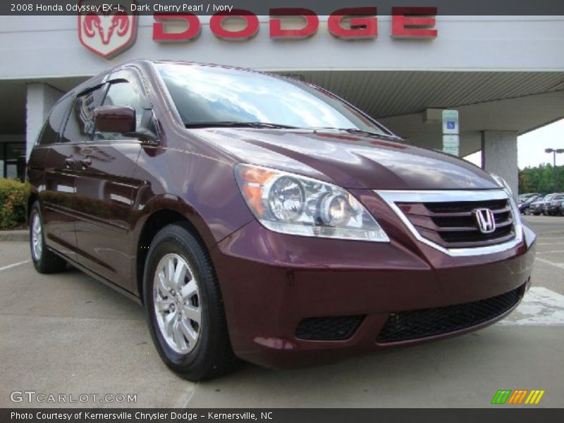 Dark Cherry Pearl / Ivory 2008 Honda Odyssey EX-L