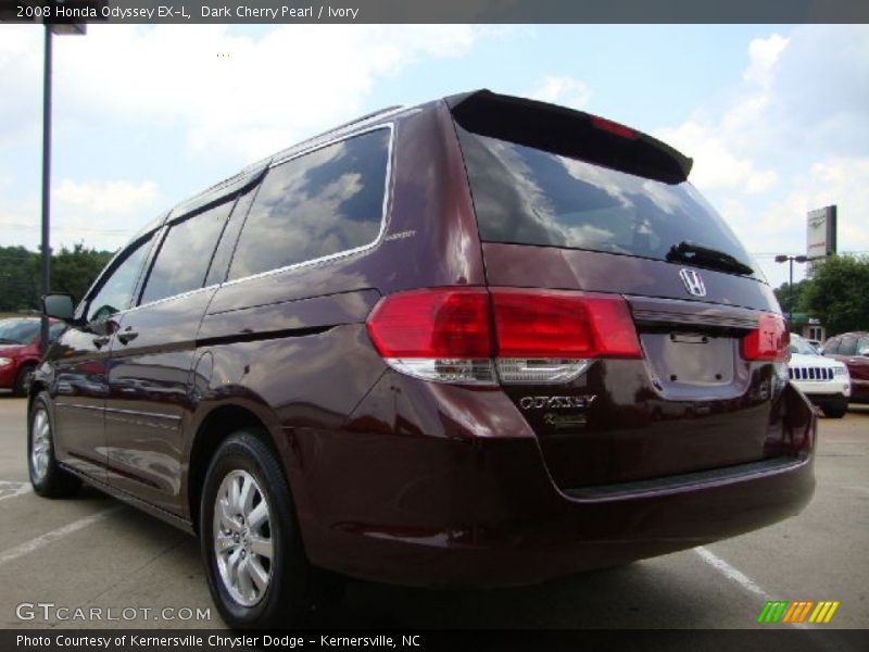 Dark Cherry Pearl / Ivory 2008 Honda Odyssey EX-L