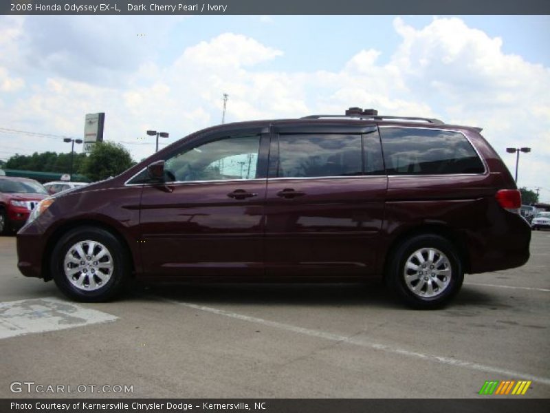 Dark Cherry Pearl / Ivory 2008 Honda Odyssey EX-L