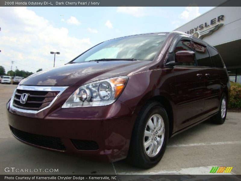 Dark Cherry Pearl / Ivory 2008 Honda Odyssey EX-L