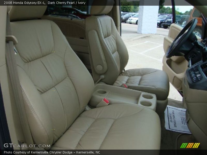Dark Cherry Pearl / Ivory 2008 Honda Odyssey EX-L