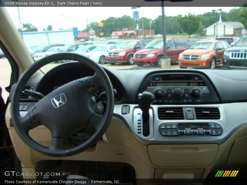 Dark Cherry Pearl / Ivory 2008 Honda Odyssey EX-L