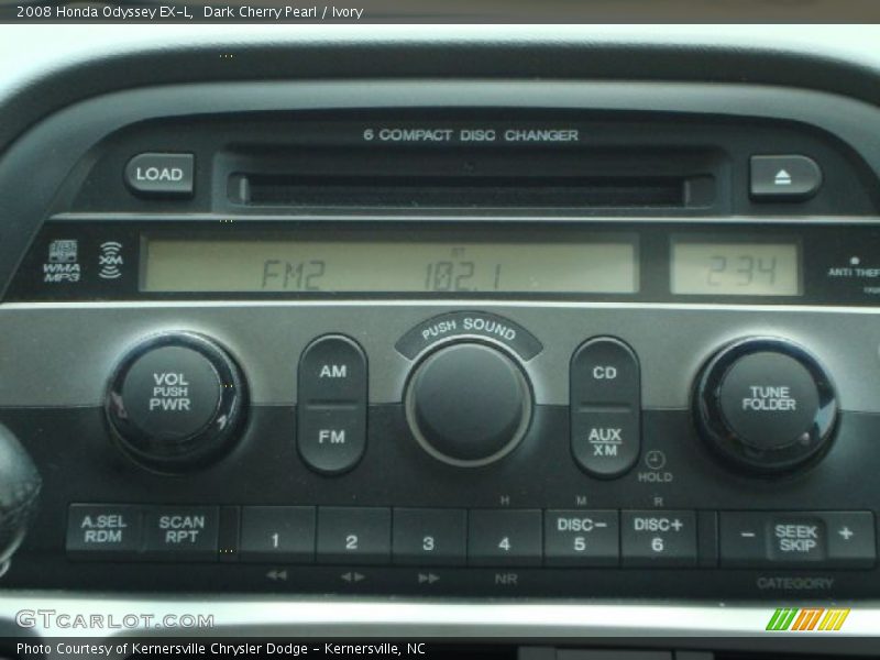 Dark Cherry Pearl / Ivory 2008 Honda Odyssey EX-L