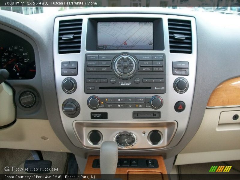 Tuscan Pearl White / Stone 2008 Infiniti QX 56 4WD
