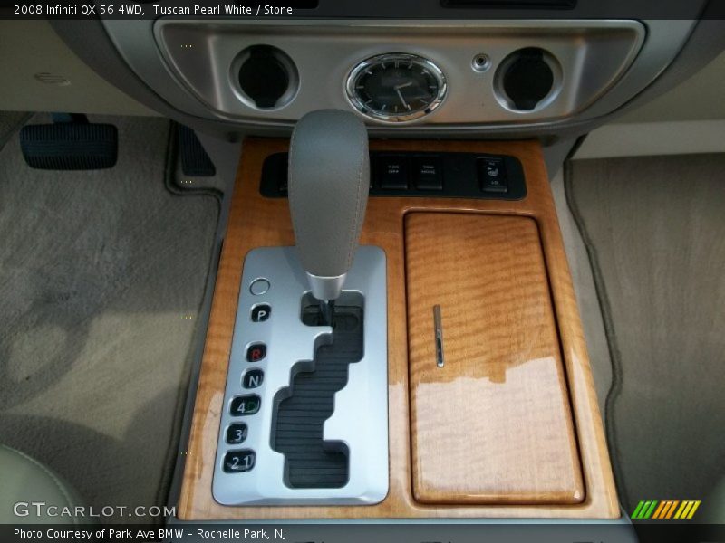 Tuscan Pearl White / Stone 2008 Infiniti QX 56 4WD