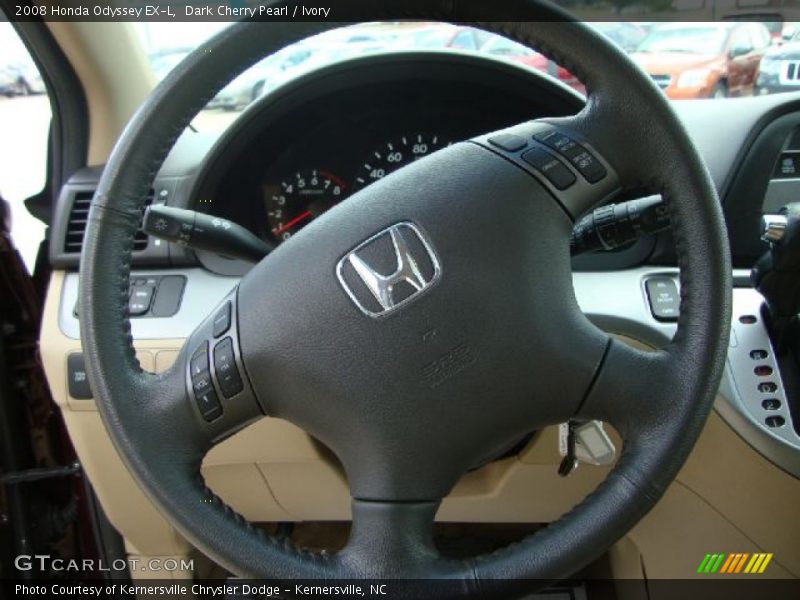 Dark Cherry Pearl / Ivory 2008 Honda Odyssey EX-L