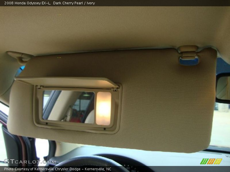 Dark Cherry Pearl / Ivory 2008 Honda Odyssey EX-L