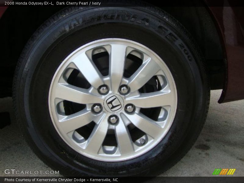 Dark Cherry Pearl / Ivory 2008 Honda Odyssey EX-L