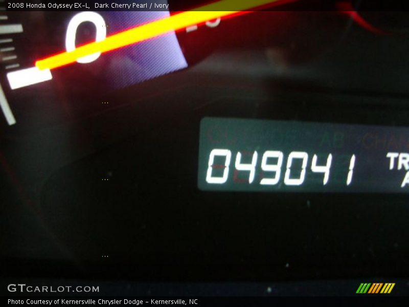 Dark Cherry Pearl / Ivory 2008 Honda Odyssey EX-L