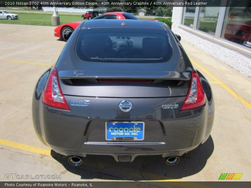 40th Anniversary Graphite / 40th Anniversary Red Leather 2010 Nissan 370Z 40th Anniversary Edition Coupe