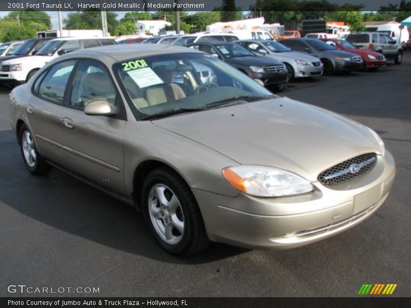 Harvest Gold Metallic / Medium Parchment 2001 Ford Taurus LX