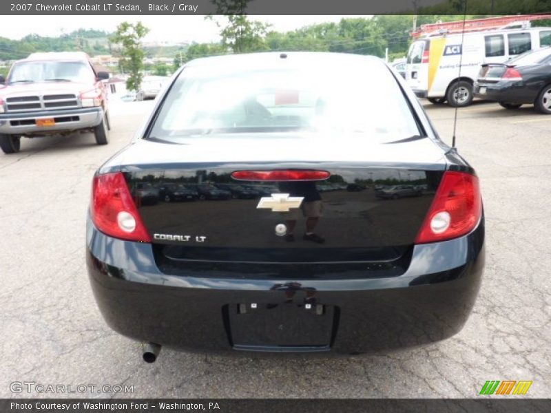 Black / Gray 2007 Chevrolet Cobalt LT Sedan