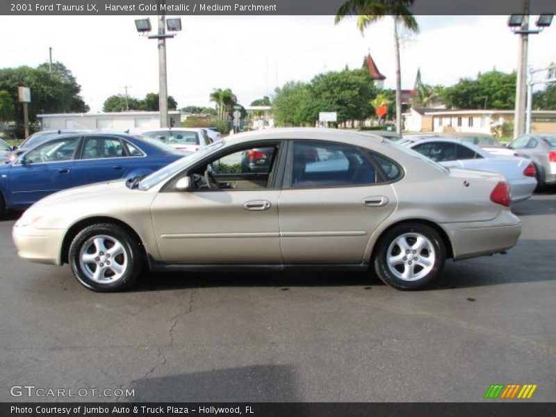 Harvest Gold Metallic / Medium Parchment 2001 Ford Taurus LX